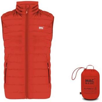 Packable Men's Down Gilet - Alpine Orange - Size L
