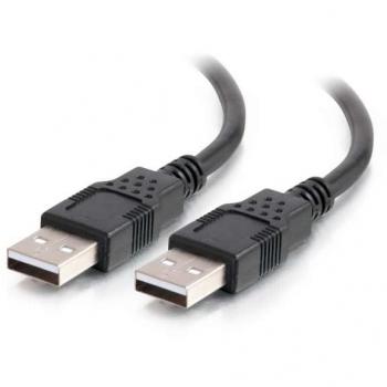3.3ft USB 2.0 Male to Male Cable - Black