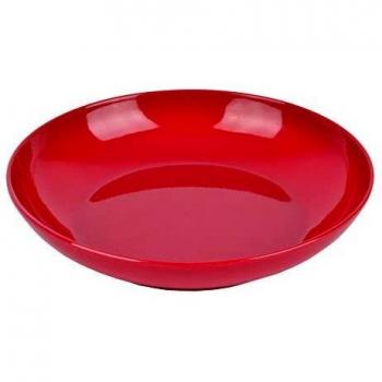 Plato Hondo Melamina Party 20,3 cm Rojo