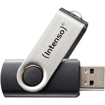Intenso 3503460 - Memoria USB de 8 GB, Color Negro