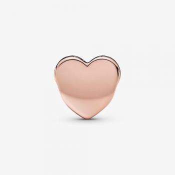Charm Pandora Corazón Grabable en Oro Rosa 14k - 782015C00