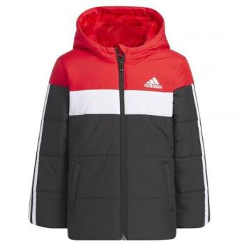 Chaqueta acolchada unisex para niños Adidas modelo Il6080 en color rojo, talla 3-4 años