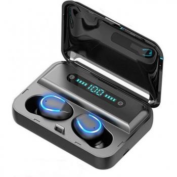 Auriculares Inalámbricos TWS F9 con Bluetooth 5.0 y Power Bank de 3500mAh, Auriculares Deportivos para Música, Compatibles con iPhone, iPad, Xiaomi, HUAWEI y
