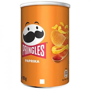 Snack de Patatas Pringles Sabor Pimentón - 12 Unidades x 70g