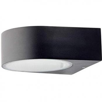 Brilliant ag 9610406aplique exterior metalcristal 60w e27negro