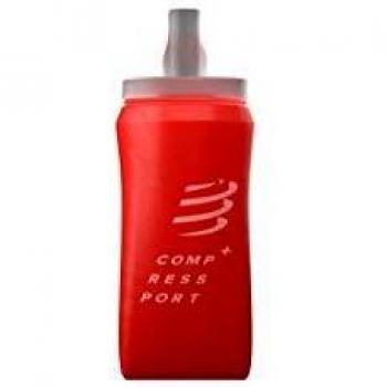 COMPRESSPORT ErgoFlask 300mL Frasco, Unisex-Adult, Rojo, 300 mL