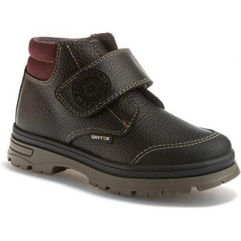 Botas Niño Pablosky de Piel Gris 507118 - Botines de niño de piel con cierre adherente