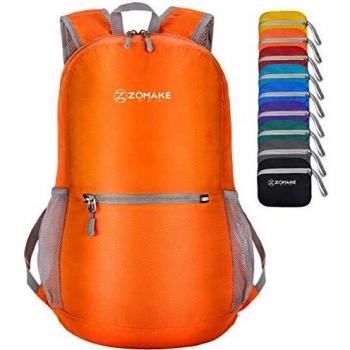 ZOMAKE Mochila Plegable Ligera 20L, Mochilas Pequeñas para Hombre Mujer, Mochilas Compacta para Viajar Senderismo