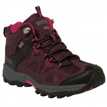 Regatta Gatlin Mid, Botas de Senderismo Unisex Niños, Morado