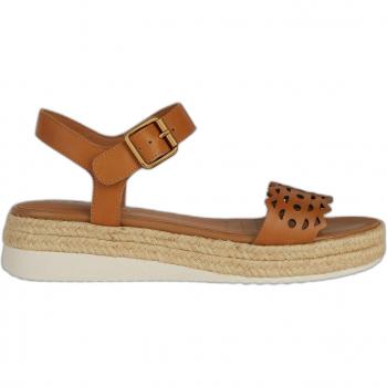 GEOX D EOLIE A - VIT.LISCIO D45SRA*00043 MARRÓN, Botas de mujer, color marrón, material exterior de piel lisa, suela de goma antideslizante, diseño