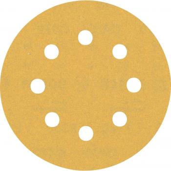 Disco abrasivo Bosch Expert C470, 115 mm, G 180, 8 orificios, pack de 5 unidades