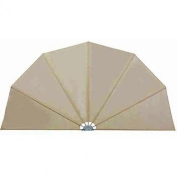 vidaXL Toldo Plegable Jardín 160 cm Crema Techo Protector Entoldado Marquesina