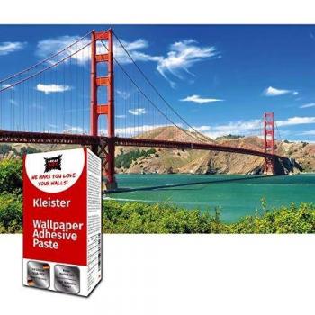 GREAT ART Papel Tapiz Fotográfico Decoración de Pared Golden Gate Bridge - San Francisco 210 x 140 cm - Papel Pintado 5 Piezas Incluye Pasta