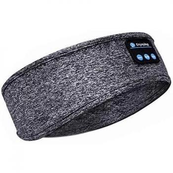 Auriculares para Dormir,Auriculares con Diadema inalámbricos Bluetooth V5.0,Auriculares Deportivos,Altavoces estéreo de Alta definición ultrafinos incorporados-Y10