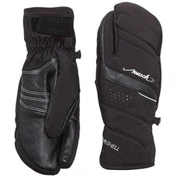 Guantes Reusch Adriana R-Tex XT Lobster, otoño/invierno, mujer, color Negro - negro/plateado, tamaño 8