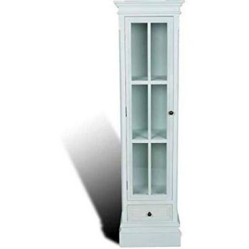 vidaXL Armario con 3 Estantes Elegante de Madera Blanco Librería Estantería