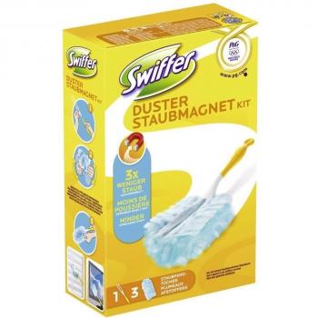 Swiffer polvo imán Starter-Set, mango con 3 principales atracciones turísticas de polvo