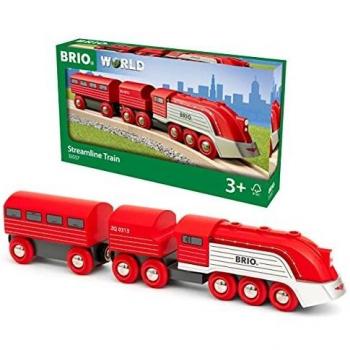 Brio 335576 Tren aerodinámico, BRIO Trenes-Vagones-Vehículos, Edad Recomendada 3+