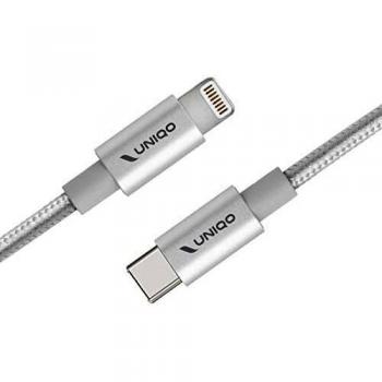 UNIQO Cable de carga y transferencia de datos de tipo C, de nailon resistente a los enredos, 1 m, certificado para Apple iPhone y iPad