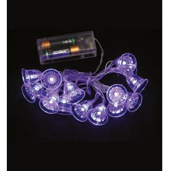 Guirnalda de 15 Campanas Led Azul