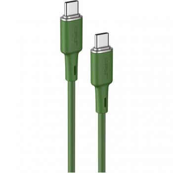 Cable USB Tipo C 1.2m 60W (20V/3A) Verde Oliva Acefast