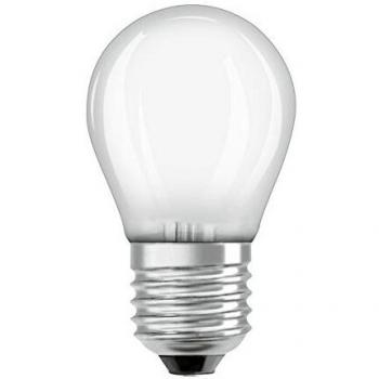 Bombilla LED OSRAM E27 4W 470lm 2700K mate paquete de 3