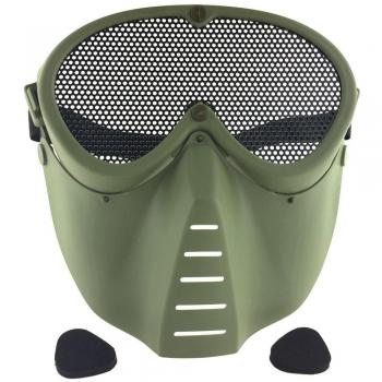 Airsoft malla Magic Eye protección máscara de cara completa para Airsoft, color verde