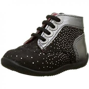 Kickers Bonbon, Botas Niños Unisex bebé, Negro