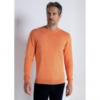 Jersey clásico de hombre con cuello redondo y diseño básico