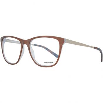 More & More 50506 710 Women's Eyeglasses Brown Size 55 (Frame Only) - Blue Light Block Available