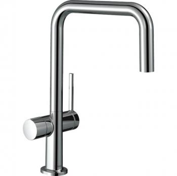 Mezclador de Cocina Hansgrohe Talis M54 U 220, Con Válvula de Cierre, 1 Chorro, Acabado Cromado