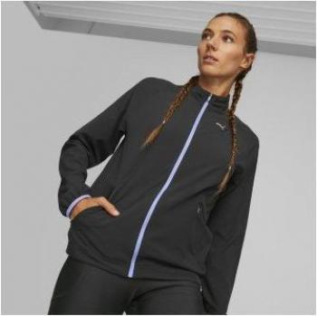 Chaqueta PUMA Ultraweave para mujer, ideal para running en color negro