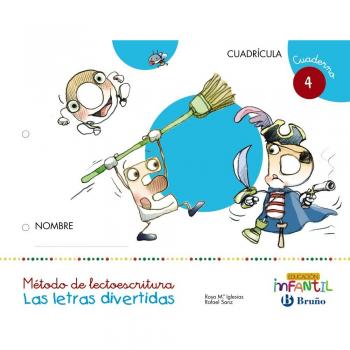 Las letras divertidas Cuadrícula Cuaderno 4 - 9788469611333