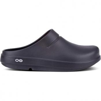 Zuecos Unisex Oofos Ooclog - Recuperación y Confort en Color Negro