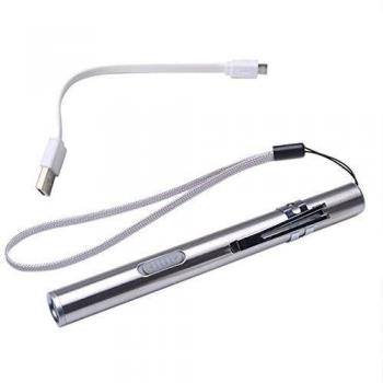 Rcool Mini Portátil USB Recargable linternas LED Impermeable linterna llavero lámpara