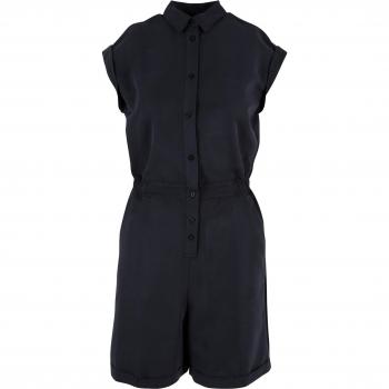 Urban Classics Black Viscose Twill Jumpsuit - Ladies and Men's Sizes XS to 4XL