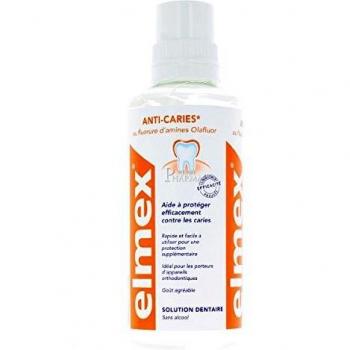 Elmex enjuague bucal anti caries 400ml - juego de 3