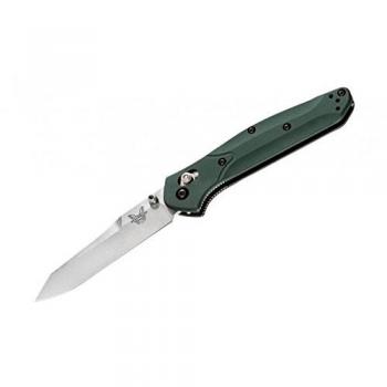 Benchmade 940 Osborne Folding Knife, Plain Edge, Satin Blade