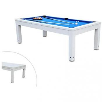 Mesa de billar transformable SNOOKER - altura ajustable - 207x114x79 cm