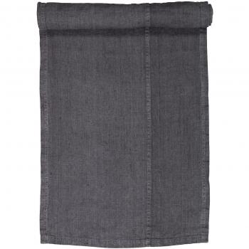 Linum West Runner, Linen, Granito, Gris, 140 x 45 x 1,5 cm