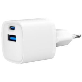 Cargador Rápido USB Gembird de 2 Puertos, 20W, Tipo A y Tipo C