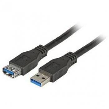 Cable USB 3.2 Gen 1 A-A de 1,8 m Negro