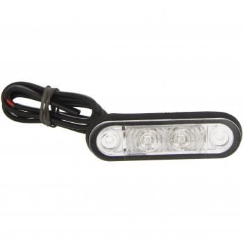 HELLA 2XA 959 790-401 Luz de gálibo - LED - 12/24V - Montaje - Color de tulipa: transparente - Cable: 500mm