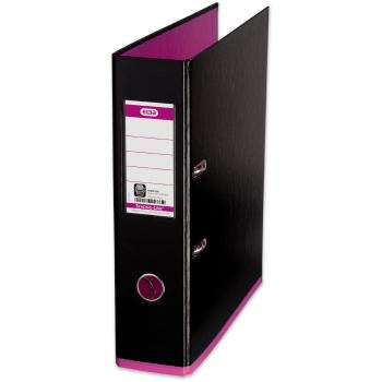 Carpeta Oxford myColour A4, 80 mm de ancho, negro/rosa