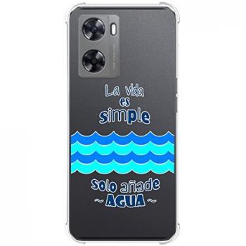 Funda Antigolpes de Silicona con Diseño de Agua para Oneplus Nord N20 SE