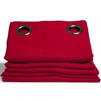 Cortina Moondream 3-en-1 Antirruido Térmica y Opaca Roja 140x260 cm