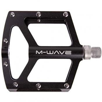 Pedales BMX M-Wave Freedom SL de Aluminio Negro 297g con Eje CRMO