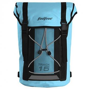 Feelfree Gear Paquete Seco Track 15l - Bolsa impermeable de 15 litros, color azul celeste, fabricada en material resistente al agua, con cierre hermético y correa ajustable para el hombro, ideal para
