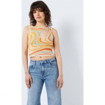 Noisy May - Top de punto con detalles cut out