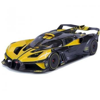 BURAGO 1/18 BUGATTI BOLIDE GIALLA - Modelo a escala 1/18, color amarillo, marca Bburago, modelo Bugatti Bolide W16 8.0 Four-Turbo
